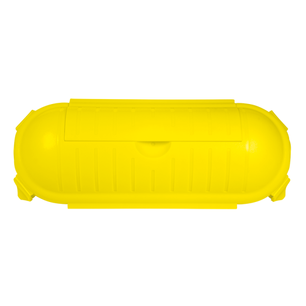 LogiLink Netzkabel Schutzbox für den Außenbereich IP44 gelb (Bulk)