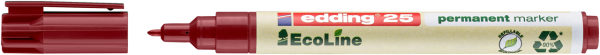edding 25 EcoLine Permanentmarker rot
