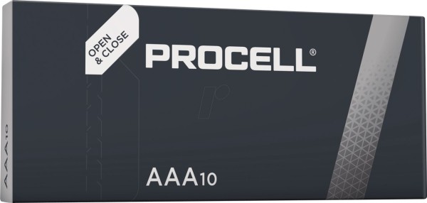 Duracell ProCell Alkali-Mangan Batterie LR03/AAA Micro 1,5 V (10er Box)