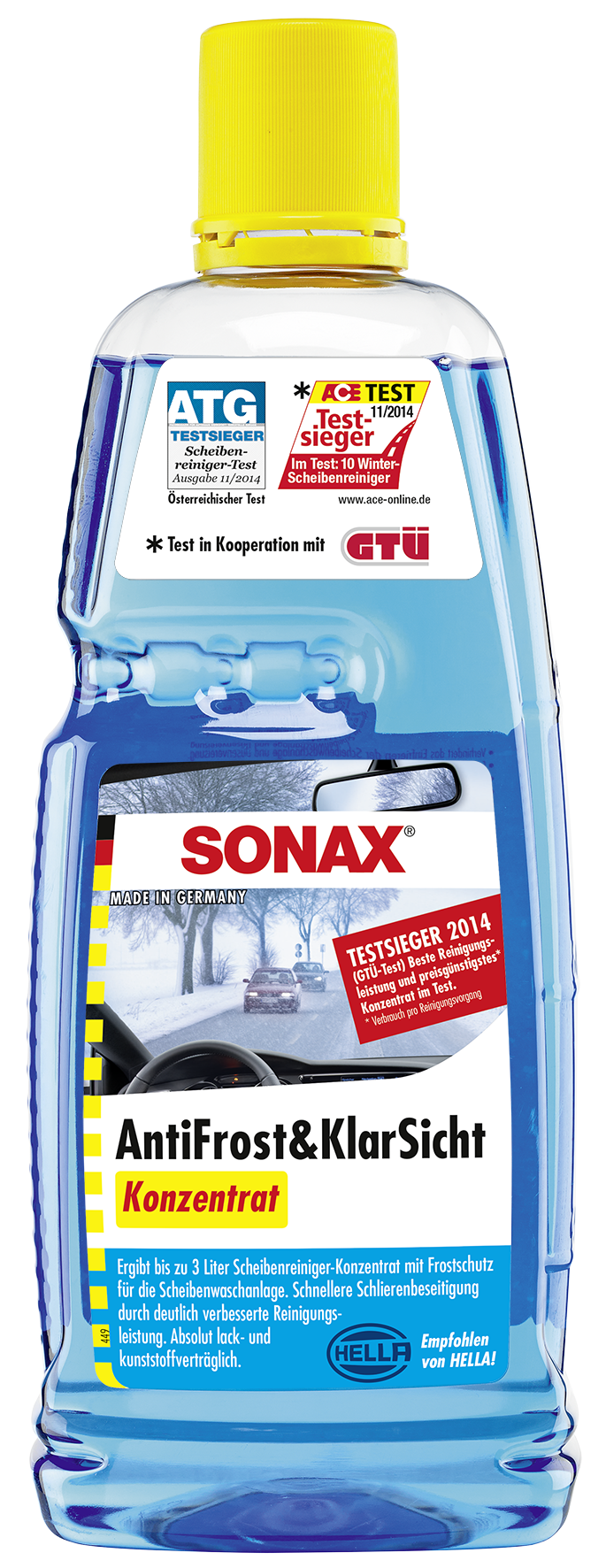 SONAX AntiFrost plus Klarsicht Konzentrat Citrus 20 l Scheiben Frostschutz