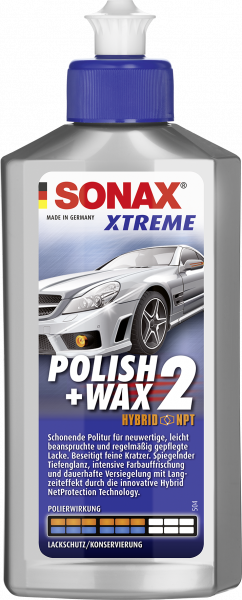 SONAX XTREME Polish+Wax 2 Hybrid NPT 250 ml