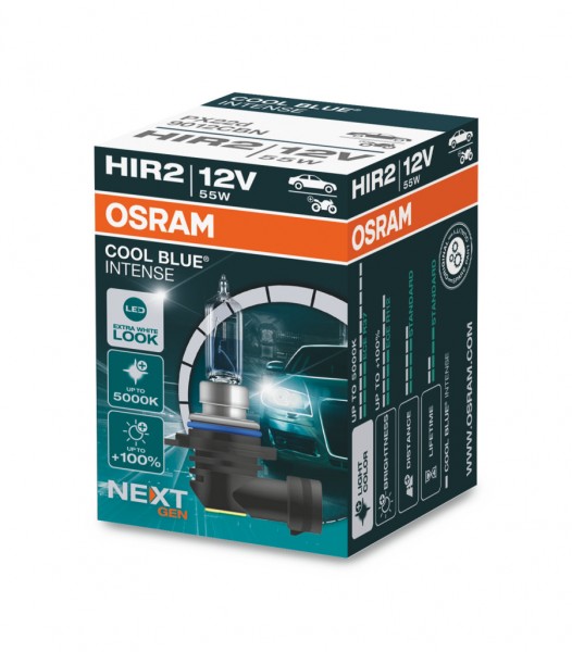 OSRAM COOL BLUE INTENSE NextGen. HIR2 PX22d 12V/55W (1er Faltschachtel)