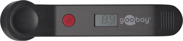goobay Digitaler Luftdruckprüfer inkl. CR2032 3 V Lithium Batterie (1er Blister)