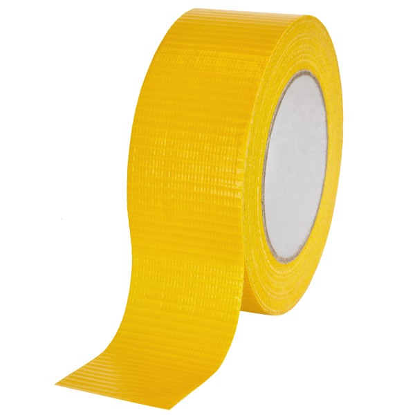 baytronic Gewebeband gelb 48 mm x 50 m (12 Stück)