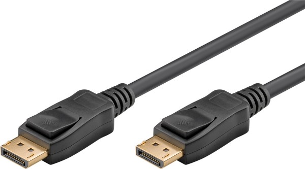 goobay Verbindungskabel DisplayPort 2.0 8K 60 Hz schwarz 2 m (Bulk)