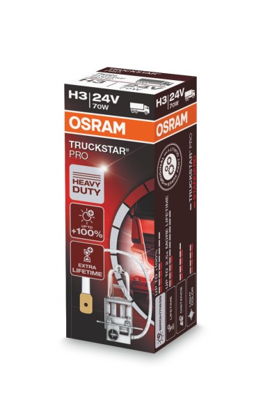 OSRAM TRUCKSTAR PRO NextGen. H3 PK22s 24 V/70 W (1er Faltschachtel)