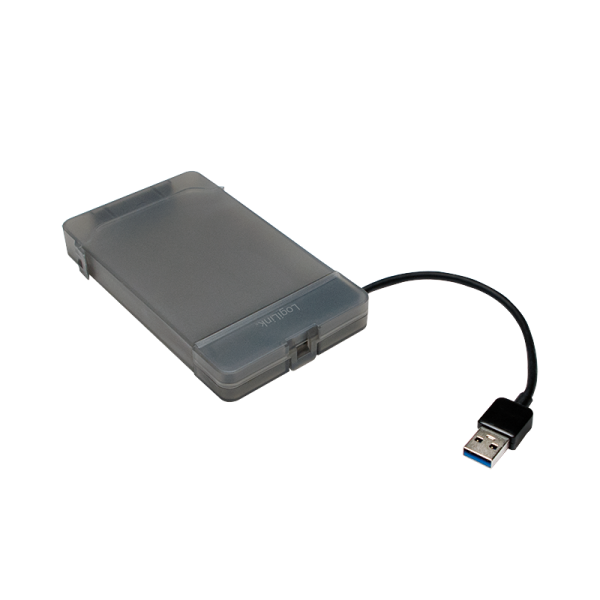 LogiLink USB 3.0 SATA Adapter mit Schutzhülle bis 2,5" (1er Faltschachtel)
