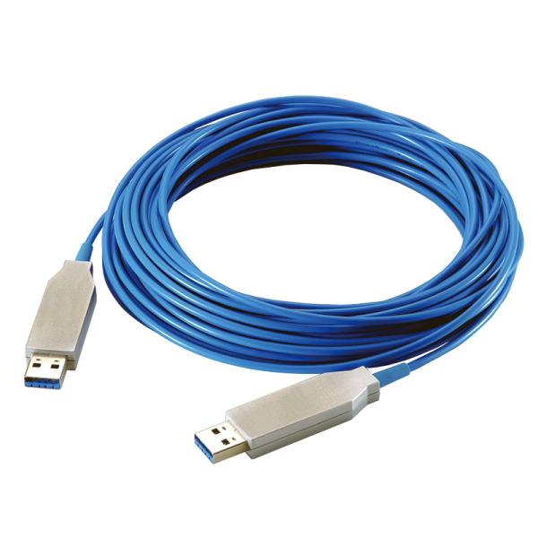 LogiLink USB 3.0 Aktives Optisches Kabel blau 50 m