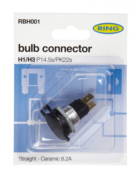 RING Lampenfassung H1/H3 mit Kabel