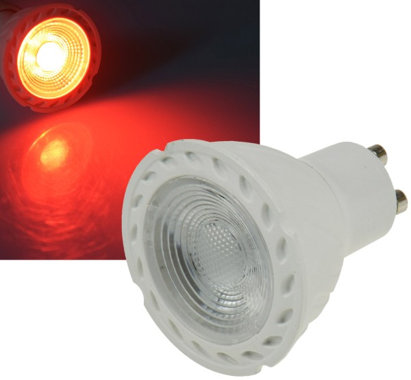 ChiliTec LED Strahler GU10 LDS-50 rot 38°, 230V/5W