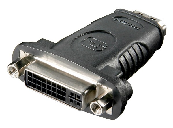 goobay HDMI/DVI D Adapter 19 polig HDMI Buchse auf DVI 24+5 Buchse