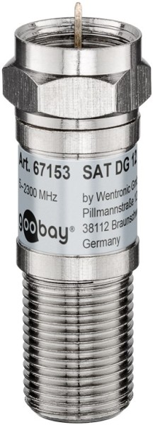 goobay SAT Dämpfungsglied 12 5 2300 MHz (Bulk)