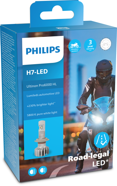 Philips Ultinon Pro6000 LED H7 12 V 20 W (1er Faltschachtel)