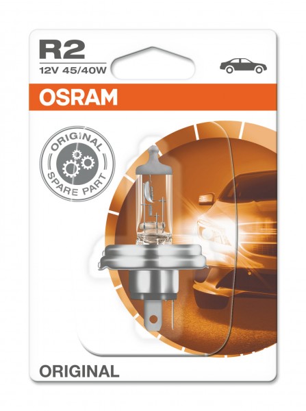 OSRAM ORIGINAL R2 P45t 12 V/45-40 W (1er Blister)