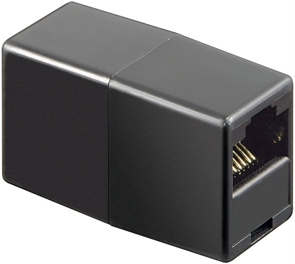 goobay ISDN Adapter 2 x RJ45 schwarz (Bulk)