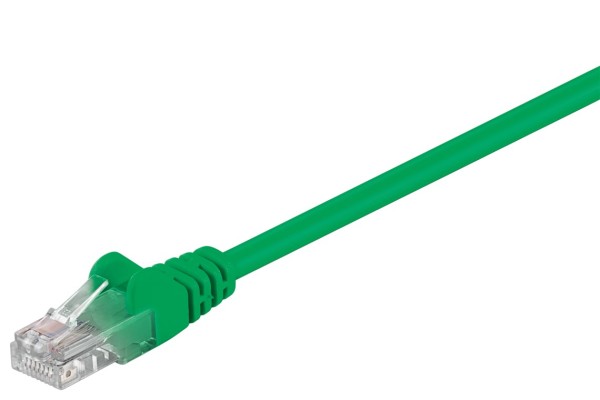 goobay Netzwerkkabel Cat 5 U/UTP grün 0,5 m