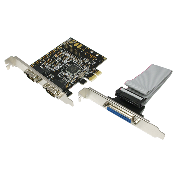 LogiLink PCI Express Karte 2 x Seriell + 1 x Parallel (1er Faltschachtel)