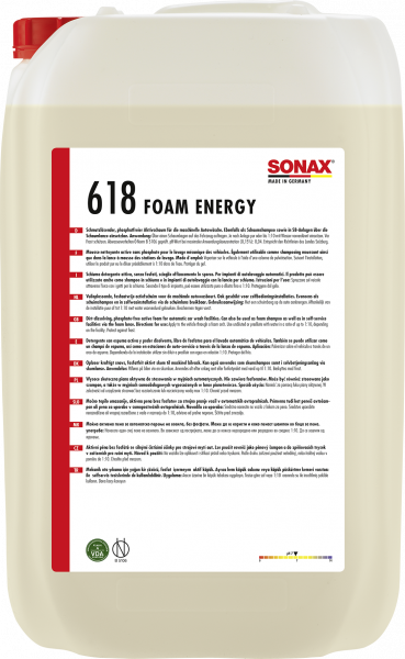 SONAX AktivReinigungsSchaum Energy 25 L
