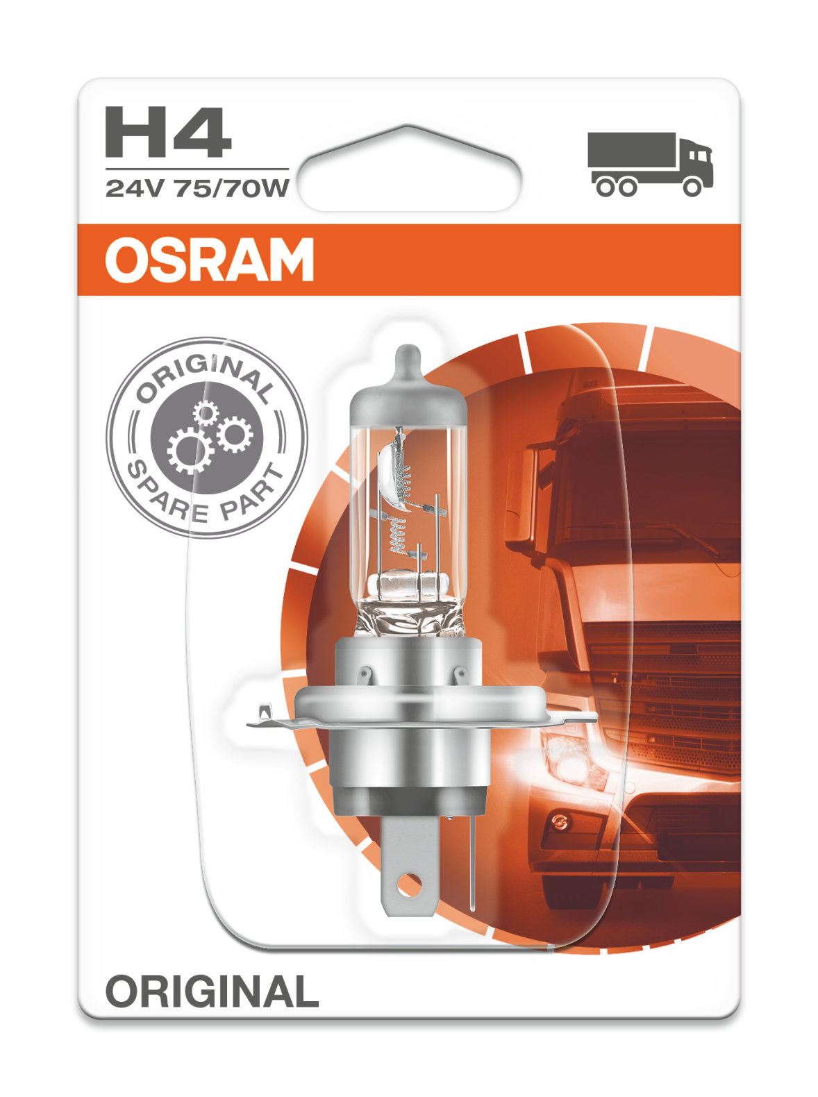 Osram H7 24V 70W PK26D 1st. Blister Orginal Osram - H7 - 24V LKW  Beleuchtung - Lampen/LED 