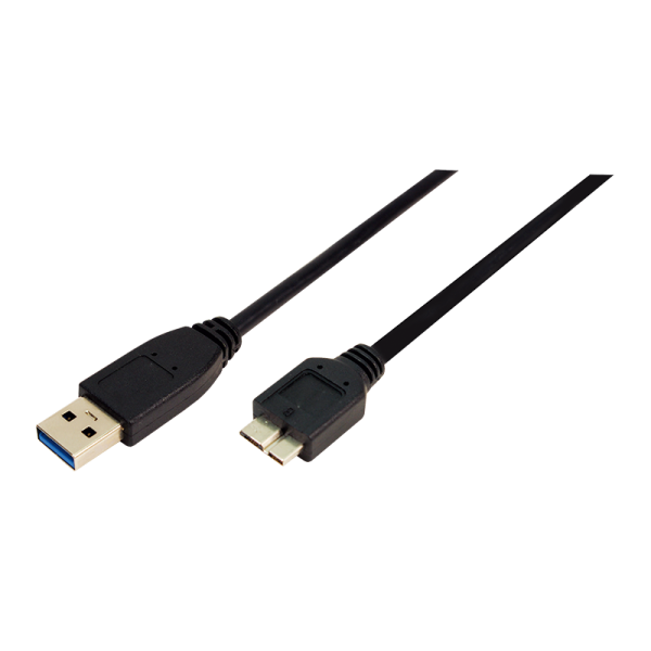 LogiLink USB 3.0 Kabel Anschluss A auf B Micro 2 x Stecker 060 m
