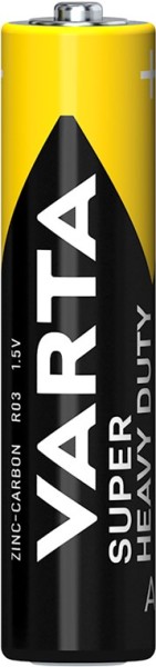 Varta Super Heavy Duty Zinkchlorid Batterie R03/AAA Micro 1,5 V (4er Blister)