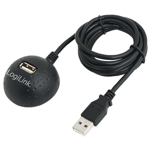 LogiLink USB 2.0 Kabel Docking Station schwarz 1,5 m (1er Blister)