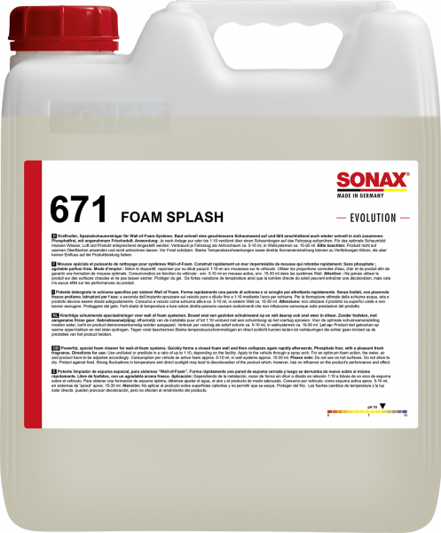 SONAX Foam Splash -EVOLUTION- 10 L