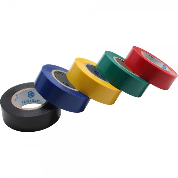 InLine Isolierband div. Farben 18 mm x 9 m (5er Pack)