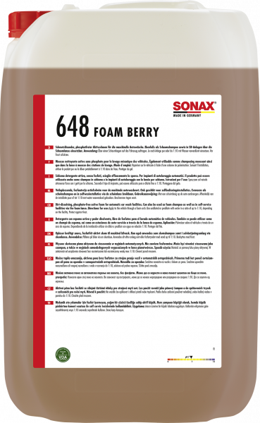 SONAX AktivReinigungsSchaum Berry 25 L