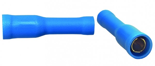 Sinuslive Rundstecker vergoldet blau 2,5mm² - 4mm² 10 Stück