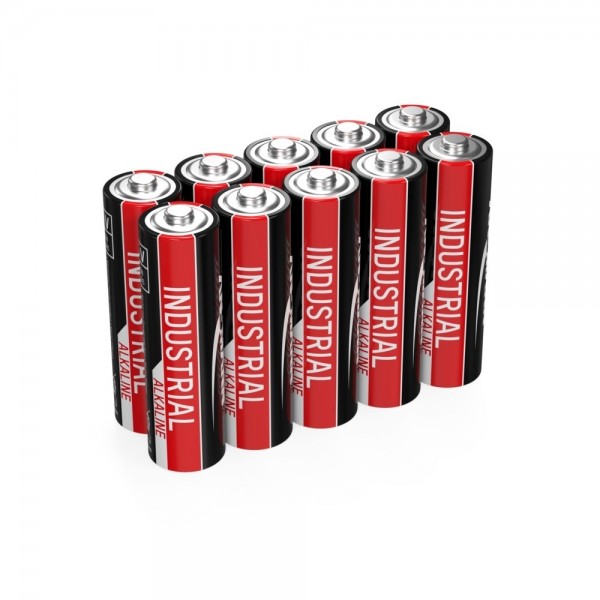 ANSMANN Industrie Alkaline-Batterie Mignon AA / LR6 / 1.5V (10er Set)