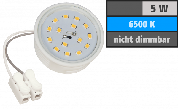 McShine LED-Modul 5W 400 Lumen 230V 50 x 23 mm tageslichtweiß 6500K
