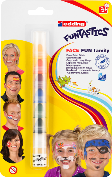 edding 47 Funtastics Face Fun family Schminkstift (1er Blister)