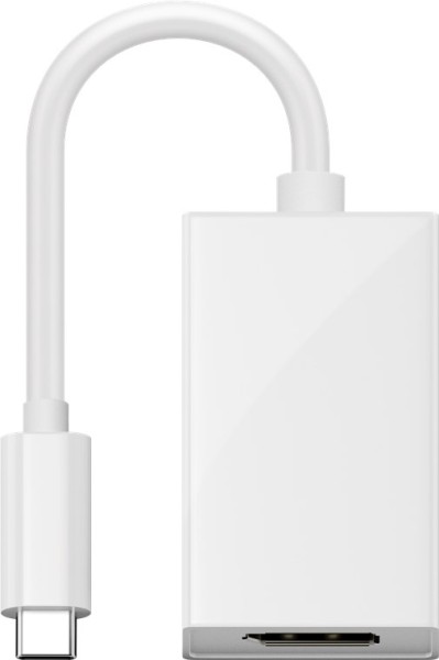 goobay USB C auf DisplayPort Adapter weiß 0,2 m (1er Softpack)