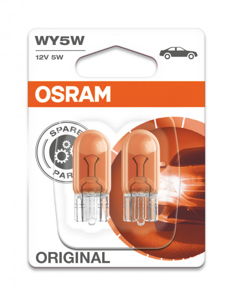OSRAM ORIGINAL WY5W W2.1x9.5d 12 V/5 W (2er Blister)