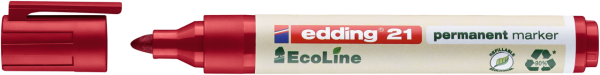 edding 21 EcoLine Permanentmarker rot