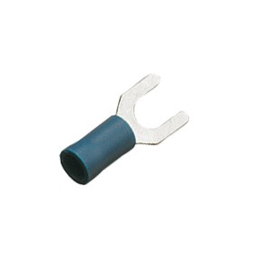 Gabelkabelschuh blau 1 mm² - 2,5 mm² teilisoliert