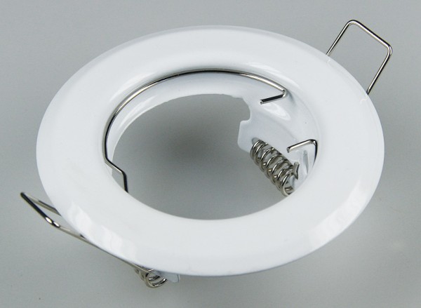 ChiliTec Decken-Einbaustrahler SR80 weiß starr, Ø80mm, für 50mm Lampen