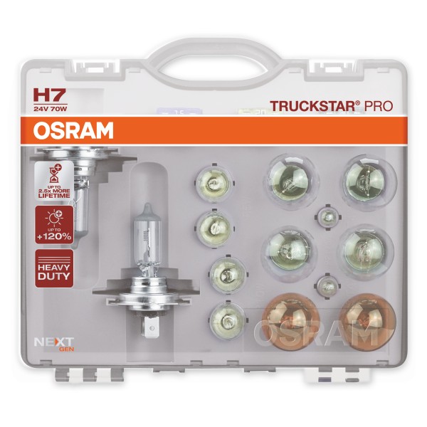 OSRAM TRUCKSTAR PRO Ersatzlampenbox H7 24 V/70 W (Set)