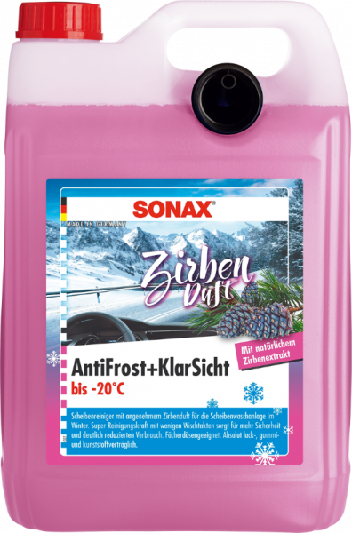 SONAX AntiFrost + KlarSicht bis -20°C Zirbe 5 L