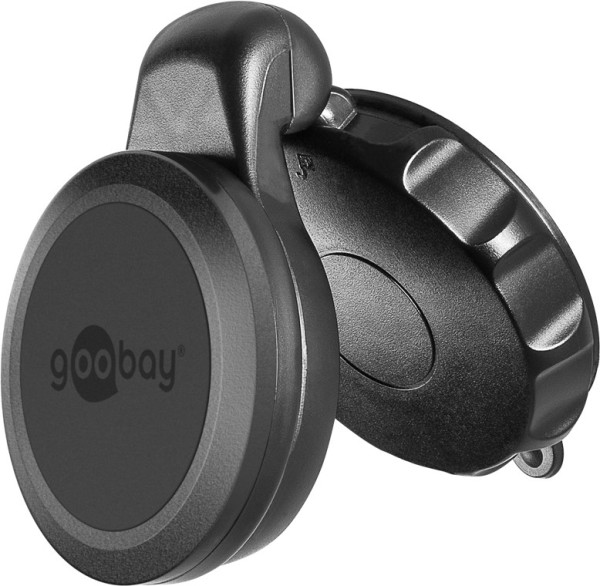 goobay Magnethalterung fürs Smartphone im Fahrzeug schwarz (1er Faltschachtel)