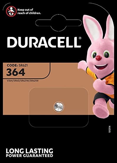 Duracell Specialty Silberoxid-Knopfzelle 364/363 SR621 1,5 V (1er Blister)