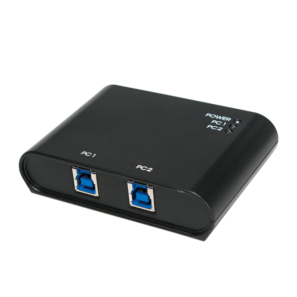 LogiLink 2 Port USB 3.0 Umschalter schwarz (1er Faltschachtel)