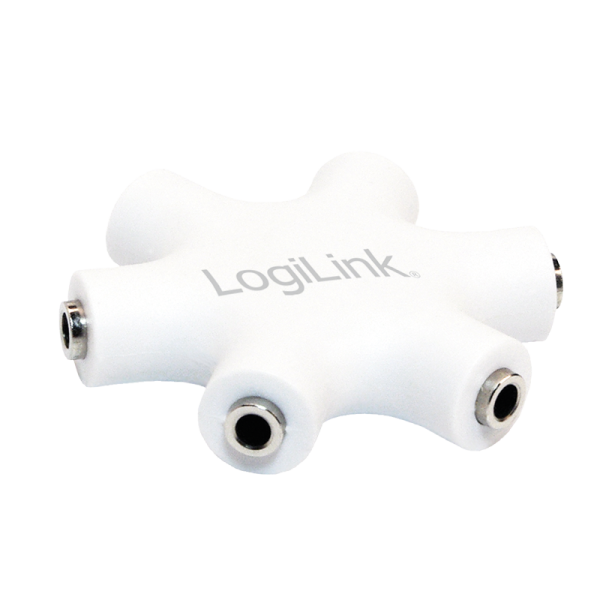 LogiLink LogiStar Audio Splitter weiß (1er Blister)