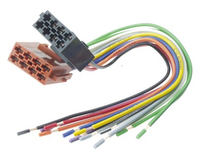 ISO Strom- & Lautsprecher Stecker auf lose Kabel