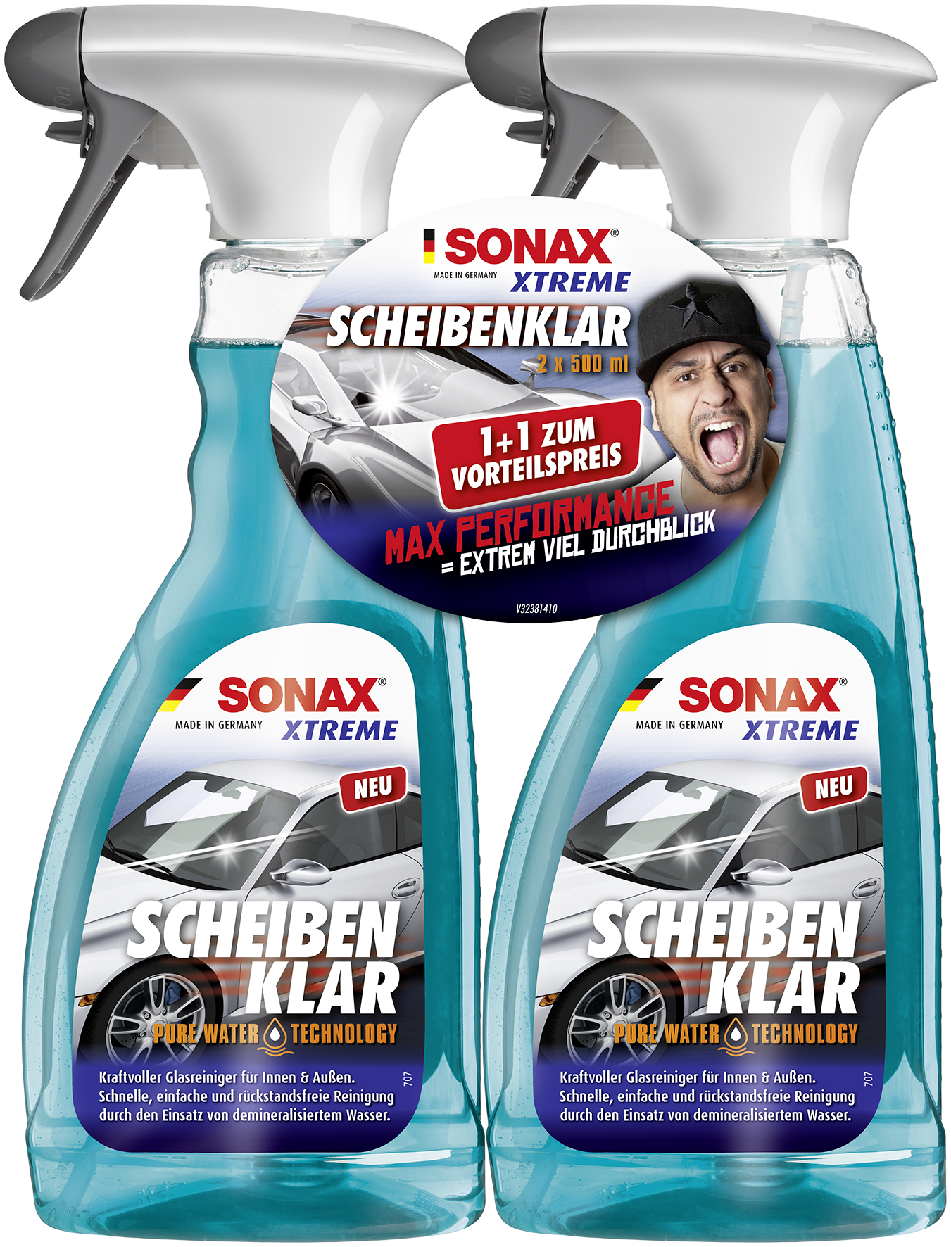 SONAX XTREME ScheibenKlar 500 ml 1+1 AKTION
